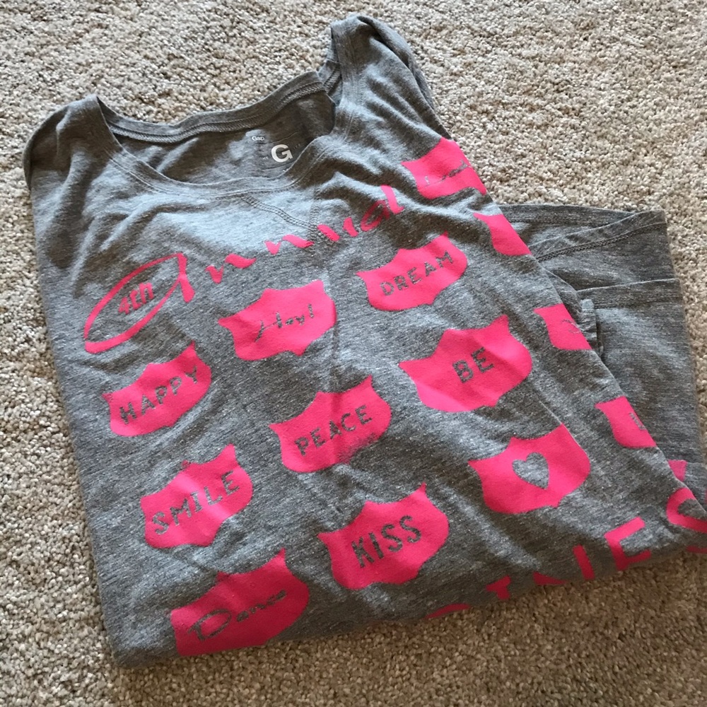 Gap oversized 3/4 length tee XXL